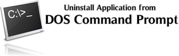 Uninstall Application from DOS