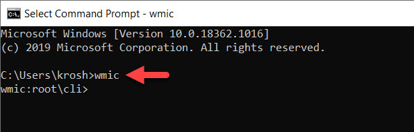 wmic command
