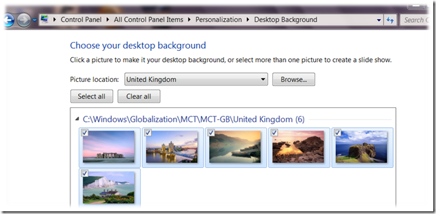 windows 7 united kingdom theme