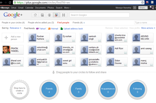add friends on google plus circles