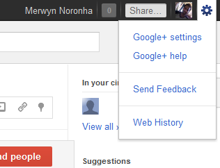 google plus settings