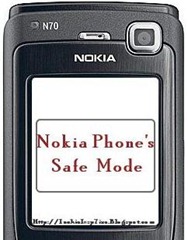 Nokia phone's safe mode