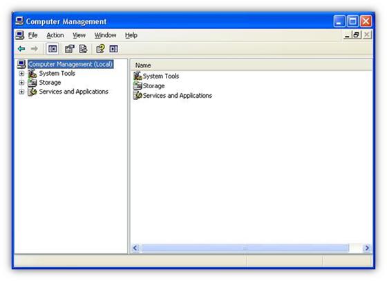 Computer Management in XP