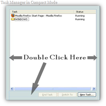 Task Manager Compact Mode
