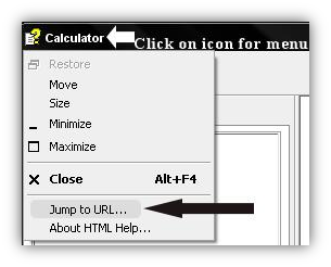 Ms Calculator Jump to URL.