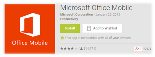 Microsoft Office for Android 