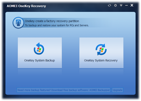 AOMEI OneKey Recovery