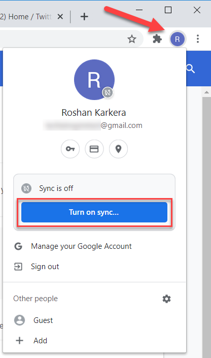 Chrome Sync