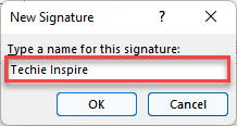 Add New Signature Name Outlook