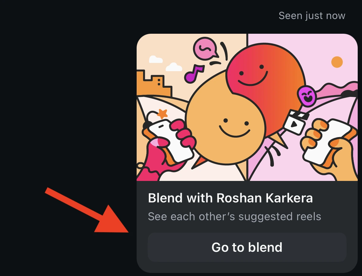 Go to Instagram Blend