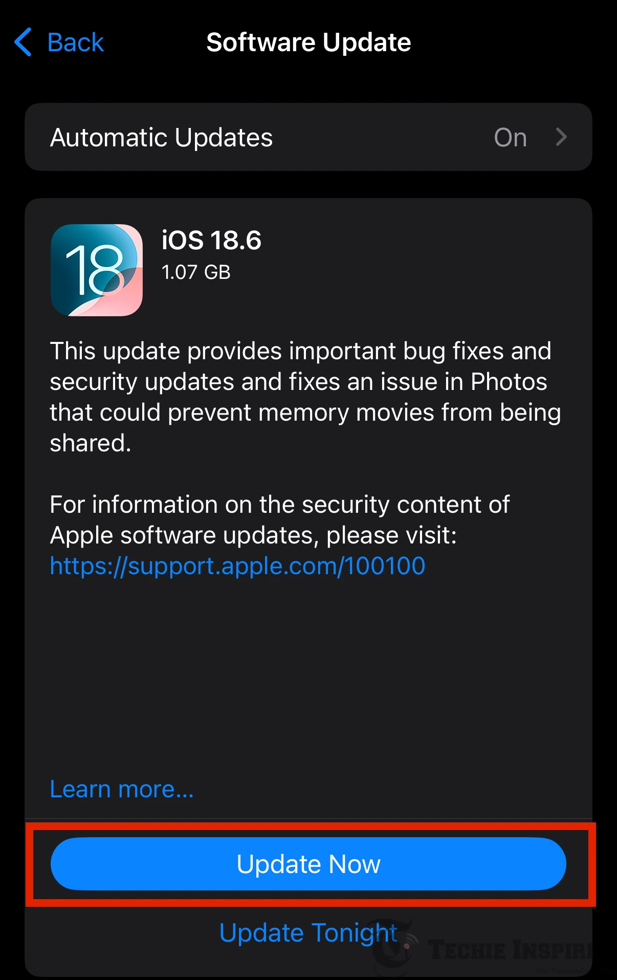 iOS 18.6 Update