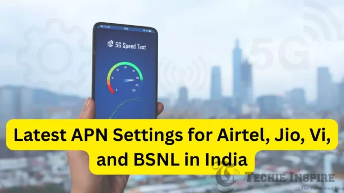 Apn Settings for Airtel Jio