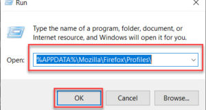 Backup Firefox Profile