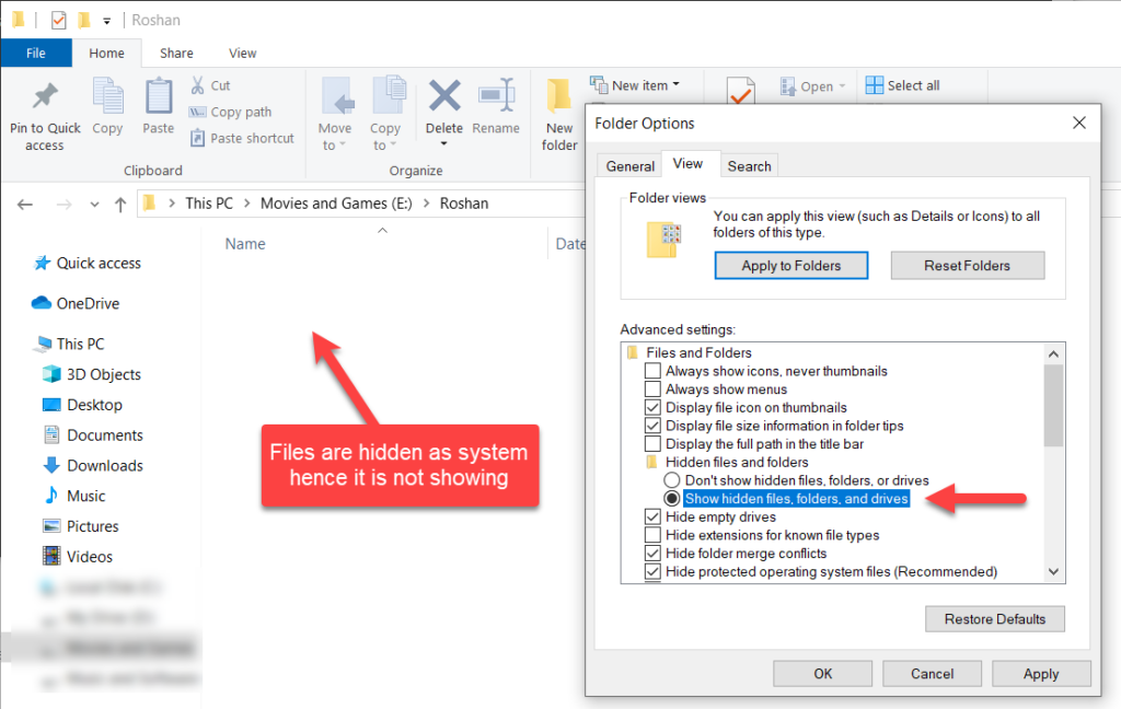 How to Hide Files on Windows 10 as System File - Techie Inspire - The ...