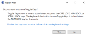 What is Toggle Keys? And How to Enable Toggle Keys on Windows 10 ...