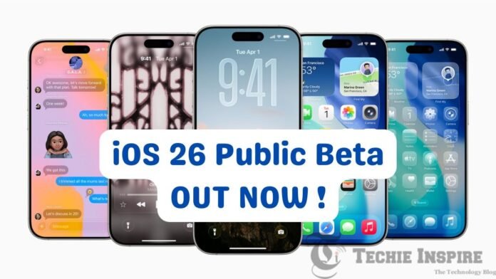 iOS 26 Public Beta